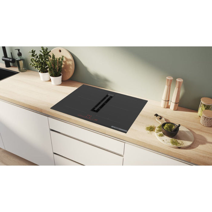Bosch Series 6 PVQ731H26E 70cm Venting CombiZone Induction Hob - Black - Unbeatable Bathrooms