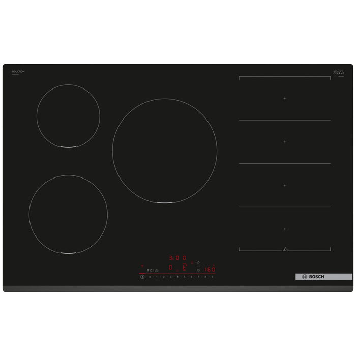 Bosch Series 6 PXV831HC1E 80cm Induction Hob - Black - Unbeatable Bathrooms
