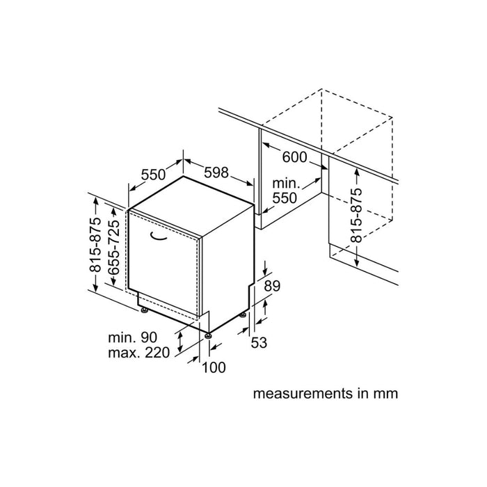 Bosch Series 6 SMD6ZCX60G F/I 13 Place Dishwasher - Unbeatable Bathrooms