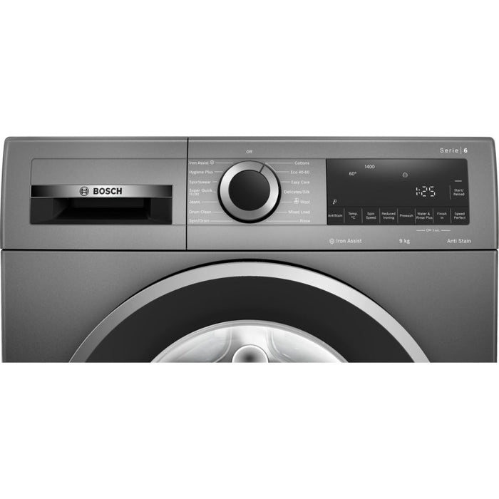 Bosch Series 6 WGG244ZCGB F/S 9kg 1400rpm Washing Machine - Graphite - Unbeatable Bathrooms