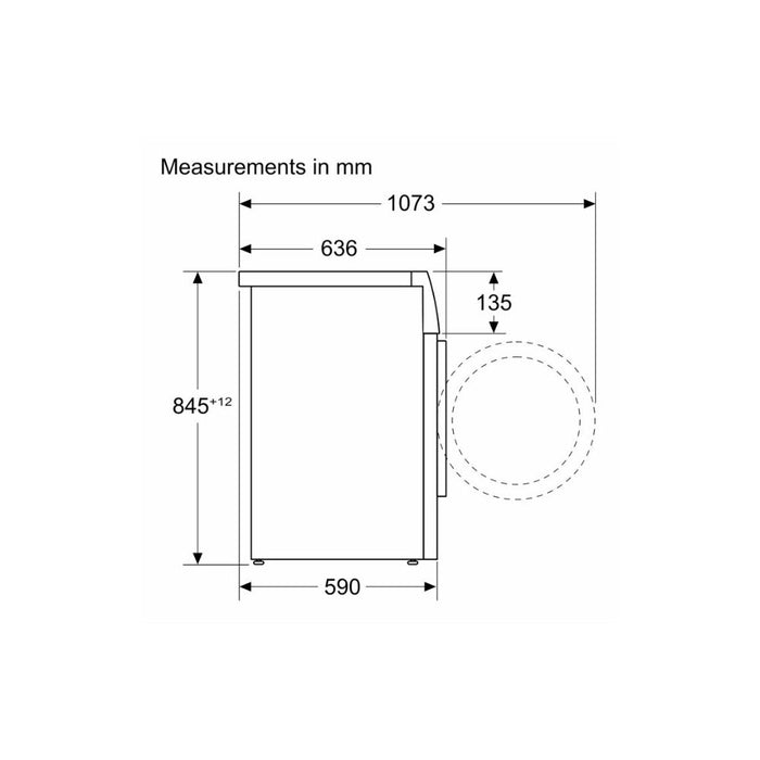 Bosch Series 6 WGG244ZCGB F/S 9kg 1400rpm Washing Machine - Graphite - Unbeatable Bathrooms