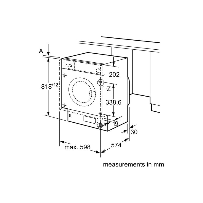Bosch Series 6 WIW28302GB B/I 8kg 1400rpm Washing Machine - Unbeatable Bathrooms