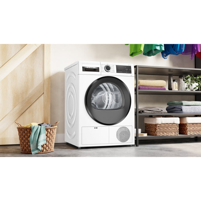 Bosch Series 6 WPG23108GB F/S 8kg Condenser Dryer - White - Unbeatable Bathrooms