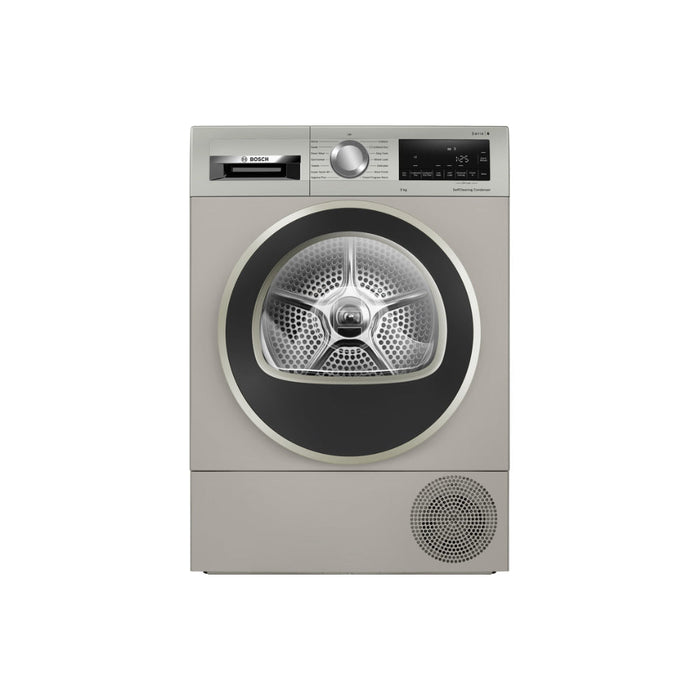 Bosch Series 6 WQG245S9GB F/S 9kg Heat Pump Condenser Dryer - Silver - Unbeatable Bathrooms