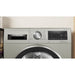 Bosch Series 6 WQG245S9GB F/S 9kg Heat Pump Condenser Dryer - Silver - Unbeatable Bathrooms