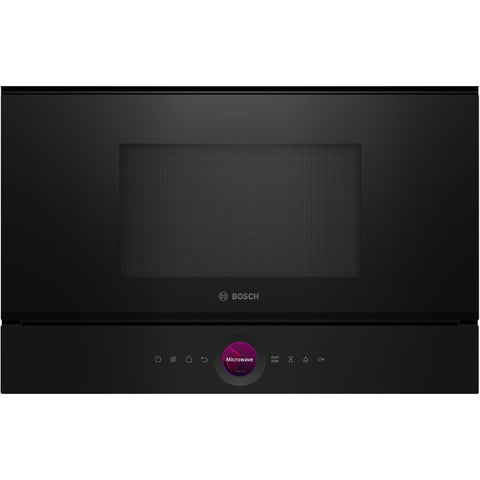 Bosch Series 8 BFL7221B1B B/I 900W Microwave - Black - Unbeatable Bathrooms