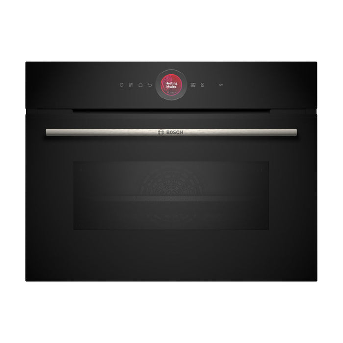 Bosch Series 8 CMG7241B1B Compact Electric Oven & Microwave - Black - Unbeatable Bathrooms