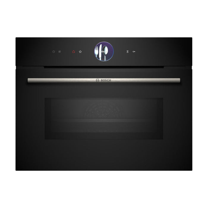 Bosch Series 8 CMG7361B1B Compact Electric Oven & Microwave - Black - Unbeatable Bathrooms