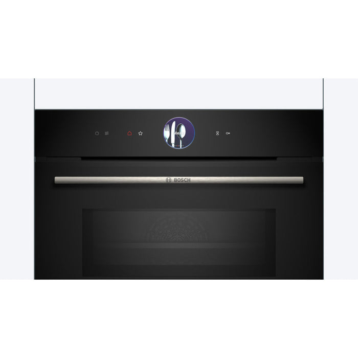 Bosch Series 8 CMG7361B1B Compact Electric Oven & Microwave - Black - Unbeatable Bathrooms
