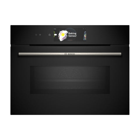 Bosch Series 8 CMG778NB1 Compact Pyrolytic Oven & Microwave - Black - Unbeatable Bathrooms