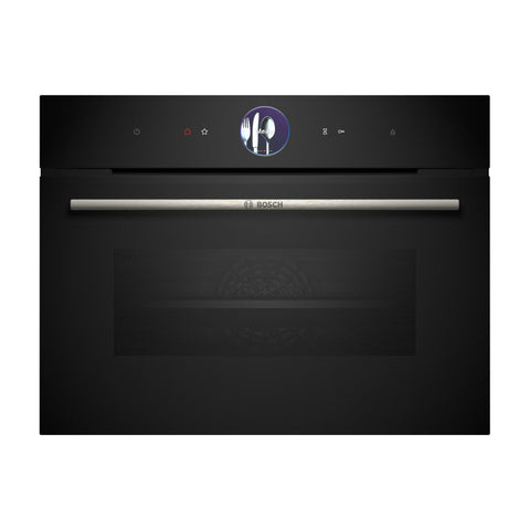 Bosch Series 8 CSG7361B1 Compact Steam Oven - Black - Unbeatable Bathrooms