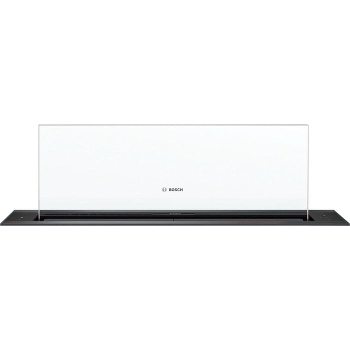 Bosch Series 8 DDW88MM60B 80cm Downdraft Hood - Black & Clear Glass - Unbeatable Bathrooms