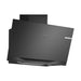 Bosch Series 8 DWK91LT60B 90cm Angled Chimney Hood - Black Glass - Unbeatable Bathrooms