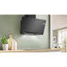 Bosch Series 8 DWK91LT60B 90cm Angled Chimney Hood - Black Glass - Unbeatable Bathrooms