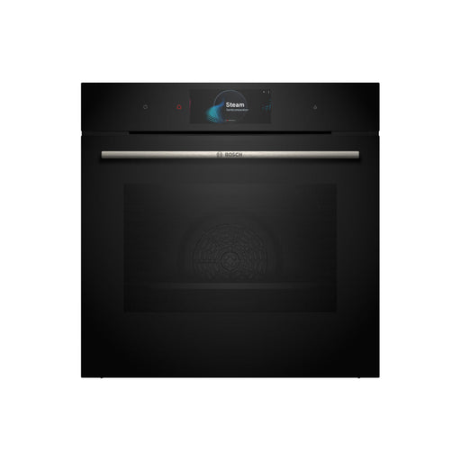 Bosch Series 8 HSG7584B1 Single Electric Oven w/Steam - Black - Unbeatable Bathrooms