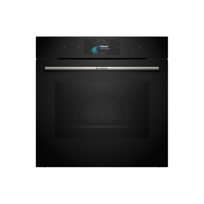 Bosch Series 8 HSG7584B1 Single Electric Oven w/Steam - Black - Unbeatable Bathrooms