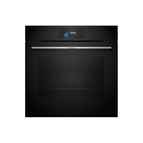 Bosch Series 8 HSG7584B1 Single Electric Oven w/Steam - Black - Unbeatable Bathrooms