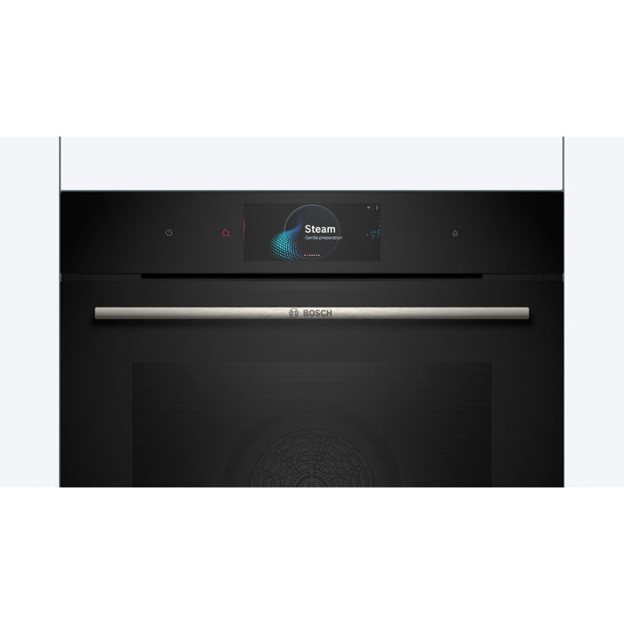 Bosch Series 8 HSG7584B1 Single Electric Oven w/Steam - Black - Unbeatable Bathrooms