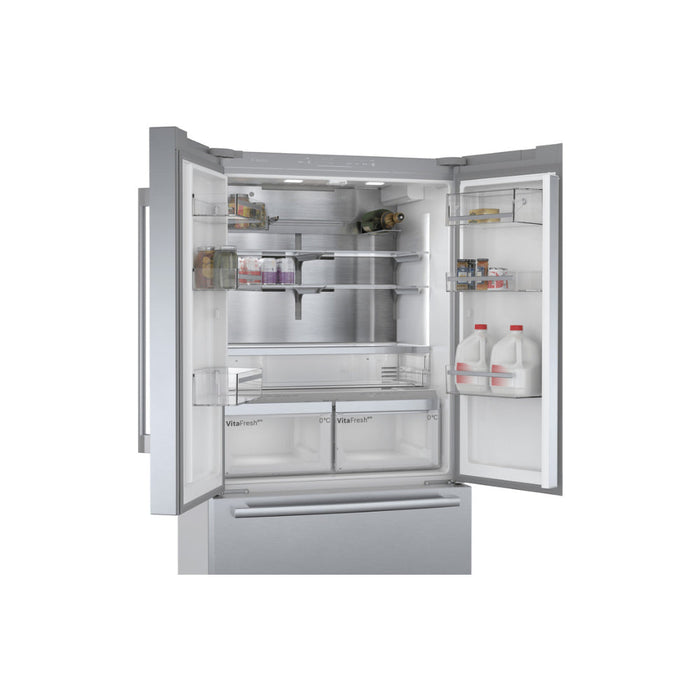 Bosch Series 8 KFF96PIEP F/S NoFrost 3 Door Fridge Freezer - St/Steel - Unbeatable Bathrooms