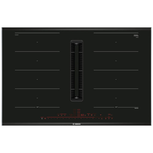 Bosch Series 8 PXX875D67E 80cm Venting Induction Hob - Black - Unbeatable Bathrooms