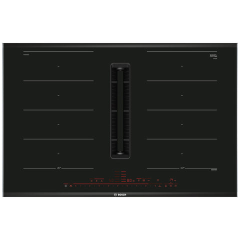 Bosch Series 8 PXX875D67E 80cm Venting Induction Hob - Black - Unbeatable Bathrooms