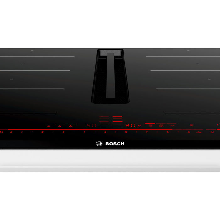 Bosch Series 8 PXX875D67E 80cm Venting Induction Hob - Black - Unbeatable Bathrooms