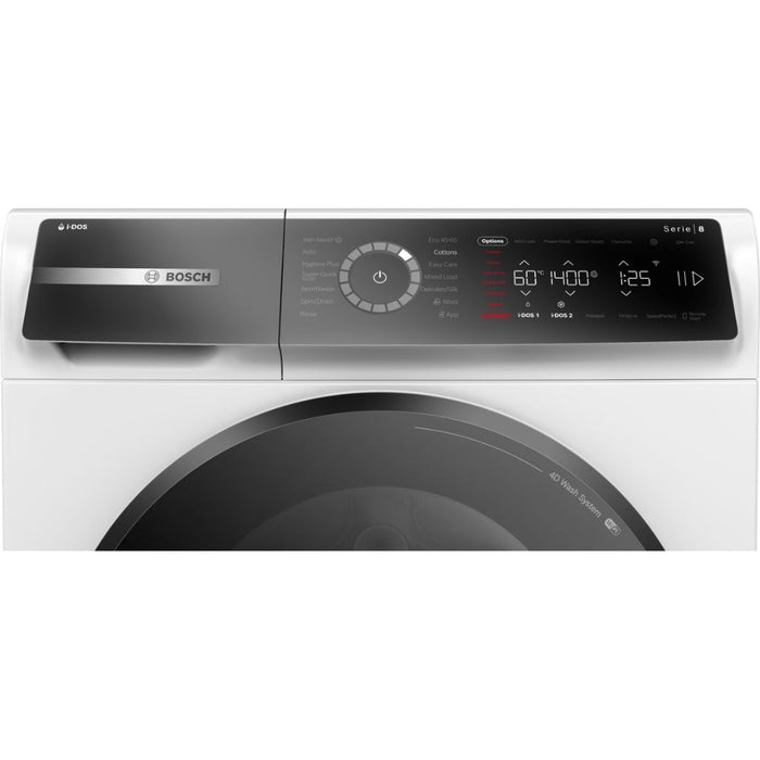 Bosch Series 8 WGB256A2GB F/S 10kg 1400rpm Washing Machine - White - Unbeatable Bathrooms