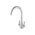 Prima Dual Lever Chelsea Swan Neck Mixer Tap Chrome - Unbeatable Bathrooms