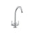 Prima Dual Lever Albany Swan Neck Mixer Tap Chrome - Unbeatable Bathrooms