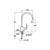 Teka SP 995 Single Lever Mixer Tap - Chrome - Unbeatable Bathrooms