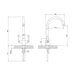 Teka SML 102 Dual Lever Mixer Tap - Chrome - Unbeatable Bathrooms