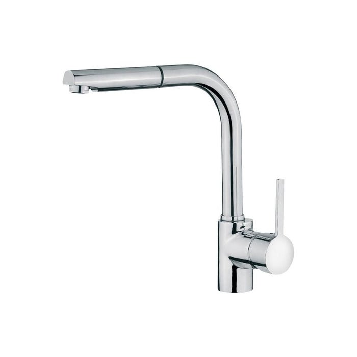 Teka ARK 938 Single Lever Mixer Tap with Pull-Out Spray - Chrome - Unbeatable Bathrooms