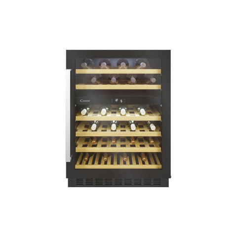 Candy CCVB 60D UK/N 60cm Wine Cooler - Black - Unbeatable Bathrooms