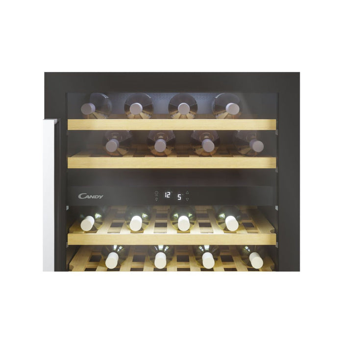 Candy CCVB 60D UK/N 60cm Wine Cooler - Black - Unbeatable Bathrooms