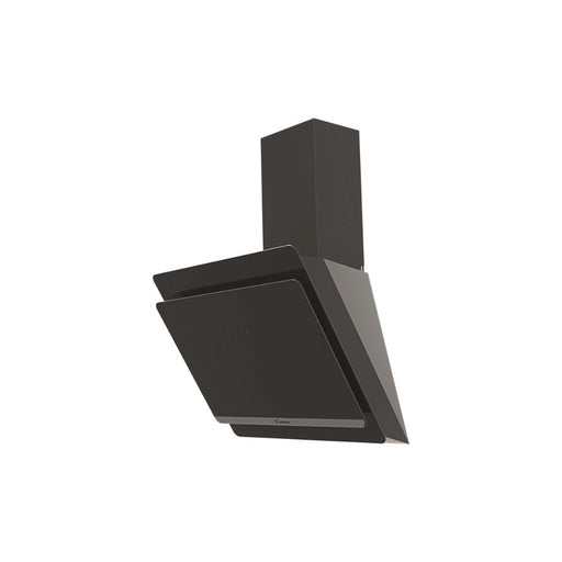 Candy CDG6CEBWIFI 60cm Angled Chimney Hood - Black - Unbeatable Bathrooms
