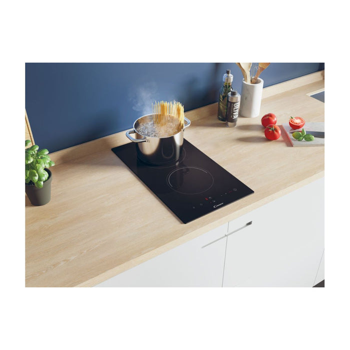 Candy CDH30 30cm Ceramic Hob - Black Glass - Unbeatable Bathrooms
