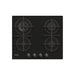 Candy CDK6GR4PBB 60cm Gas on Glass Hob - Black Glass - Unbeatable Bathrooms