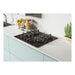 Candy CDK6GR4PBB 60cm Gas on Glass Hob - Black Glass - Unbeatable Bathrooms