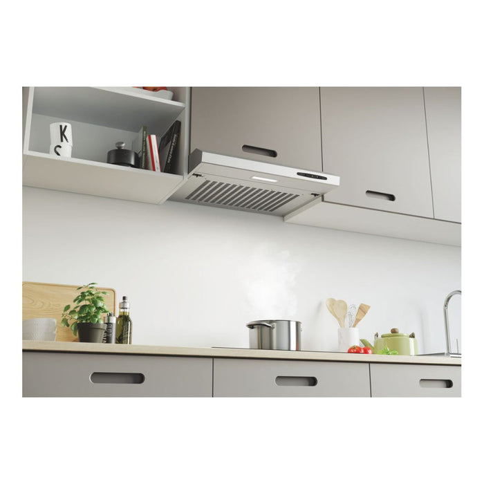 Candy CFT610/5S/1/UK 60cm Visor Hood - St/Steel - Unbeatable Bathrooms