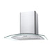 Candy CGM60NX/1 60cm Curved Glass Chimney Hood - St/Steel & Glass - Unbeatable Bathrooms