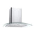 Candy CGM60NX/1 60cm Curved Glass Chimney Hood - St/Steel & Glass - Unbeatable Bathrooms