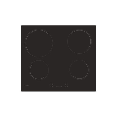 Candy CH64CCB 60cm Ceramic Hob - Black Glass - Unbeatable Bathrooms