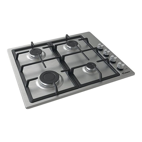 Candy CHG6LPX 60cm Gas Hob - St/Steel - Unbeatable Bathrooms