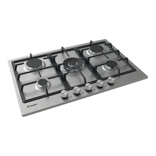 Candy CHG74WPX 75cm Gas Hob - St/Steel - Unbeatable Bathrooms