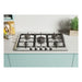 Candy CHG74WPX 75cm Gas Hob - St/Steel - Unbeatable Bathrooms