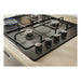 Candy CHW6LBB 60cm Gas Hob - Black - Unbeatable Bathrooms