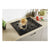 Candy CHW6LBB 60cm Gas Hob - Black - Unbeatable Bathrooms