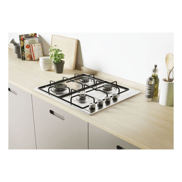 Candy CHW6LPX 60cm Gas Hob - St/Steel - Unbeatable Bathrooms