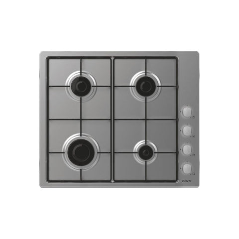 Candy CHW6LX 60cm Gas Hob - St/Steel - Unbeatable Bathrooms