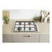 Candy CHW6LX 60cm Gas Hob - St/Steel - Unbeatable Bathrooms